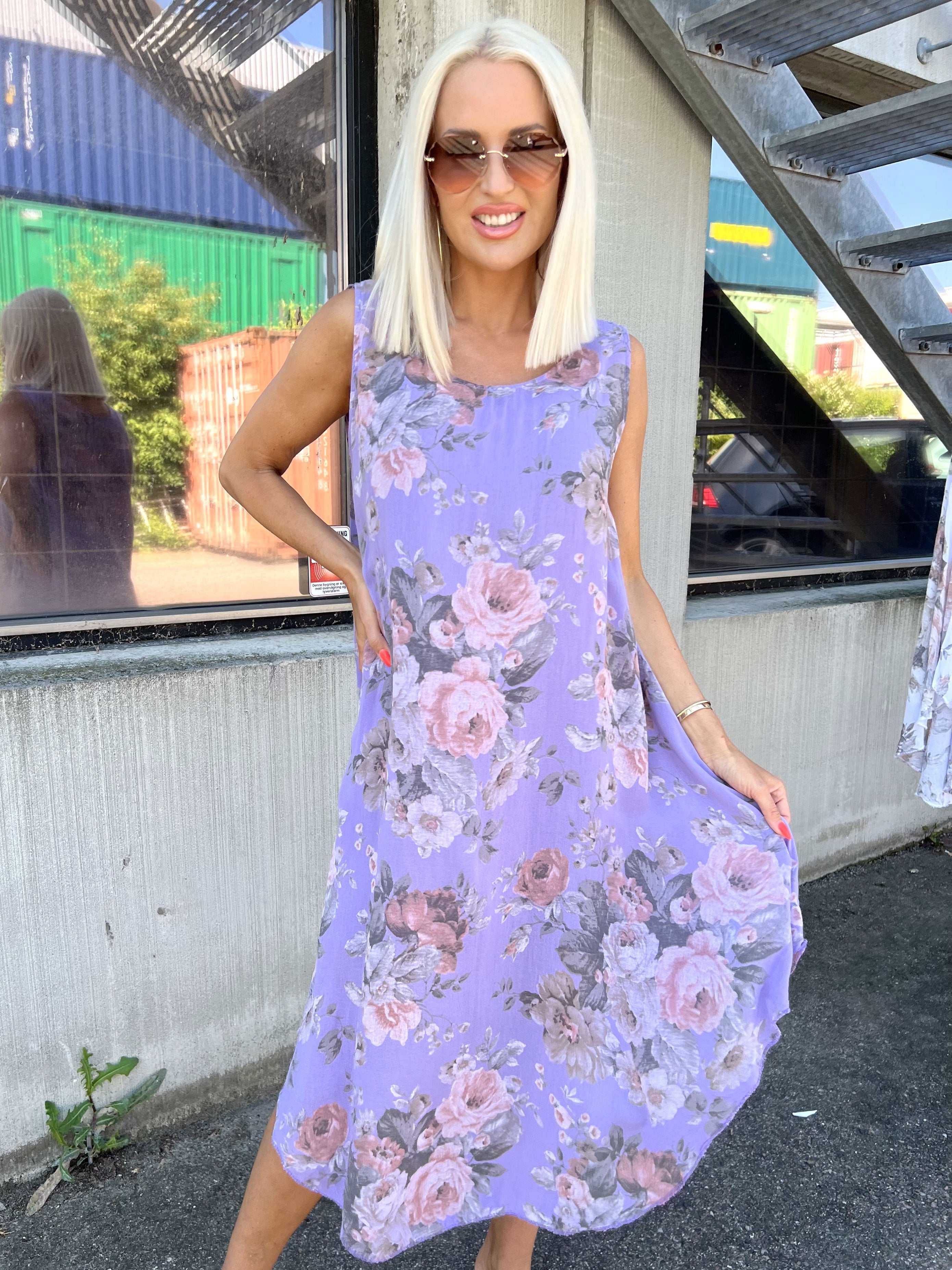 Piper - Klänning med blommönster